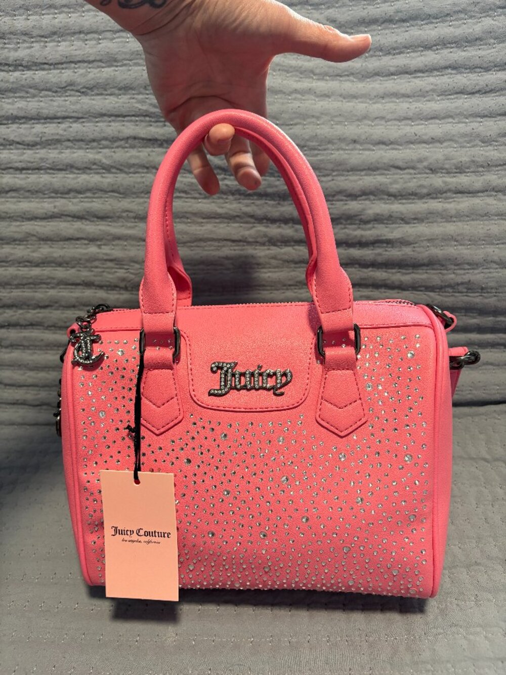 JUICY COUTURE LEMONADE DAZZEL SATCHEL